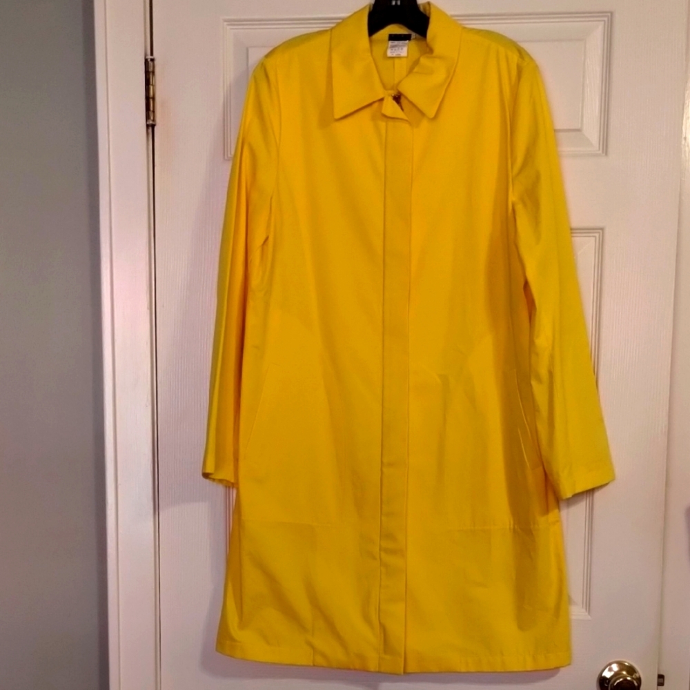 Vintage Michael Kors Vibrant Yellow Trench Coat